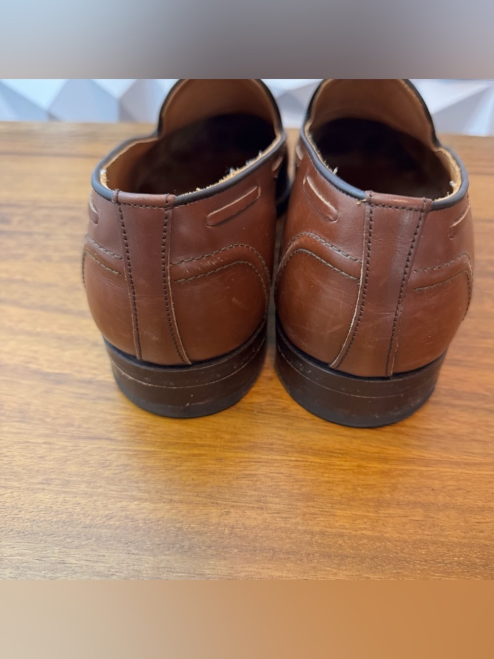 Tricker’s Men's Brown Leather Tassel Loafers Size 12.5 US - Picture 3 of 12
